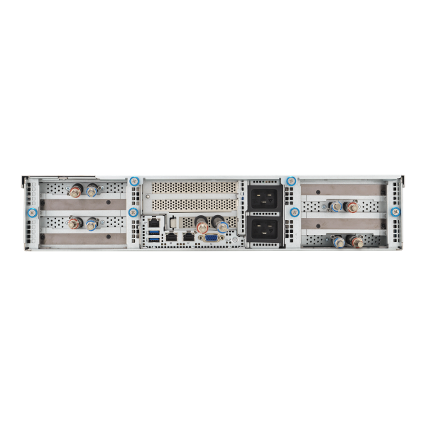 ASUS ESC4000-E11 — Servidor GPU 2U com 5ª Geração Intel Xeon, até 4 GPUs, DDR5 5600MHz e Fonte 2600W Titanium - Imagem 2