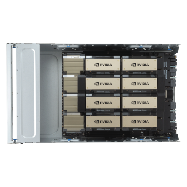 ASUS ESC N8A-E12 — Servidor 7U com 8 GPUs NVIDIA H100, Dual AMD EPYC 9004 e 12 PCIe Gen5 para IA e HPC - Imagem 20