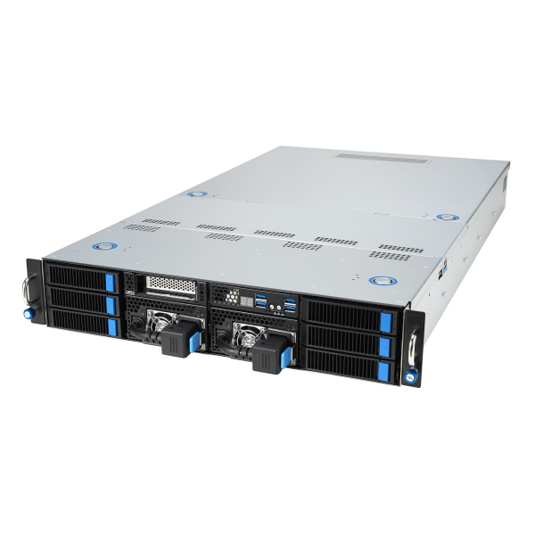 ASUS ESC4000A-E12 | Servidor GPU 2U com AMD EPYC 9004/9005, 4 GPUs, PCIe 5.0 e DDR5