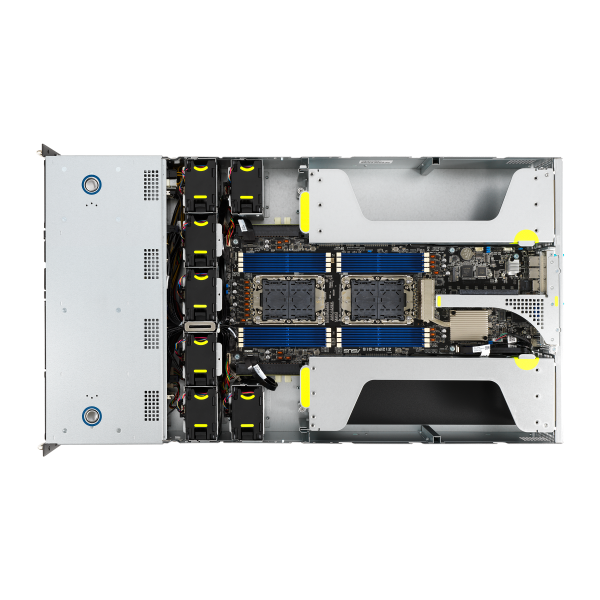 ASUS ESC4000-E10 – Servidor GPU 2U com Dual Intel Xeon Scalable, 4 GPUs, PCIe 4.0 e iKVM - Imagem 4