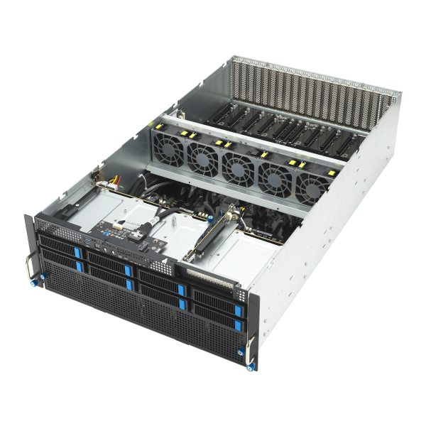 ASUS ESC8000-E11P – Servidor GPU 4U Dual Socket com 5ª Geração Intel Xeon Scalable e Suporte a 8 GPUs PCIe 5.0 - Imagem 4