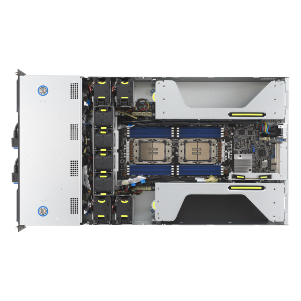 ASUS ESC4000-E11 — Servidor GPU 2U com 5ª Geração Intel Xeon, até 4 GPUs, DDR5 5600MHz e Fonte 2600W Titanium - Imagem 10