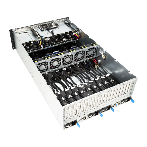ASUS ESC8000A-E12 – Servidor GPU 4U com AMD EPYC™ 9004, 8 GPUs, DDR5, PCIe 5.0 e Fonte Titanium 3000W - Imagem 6