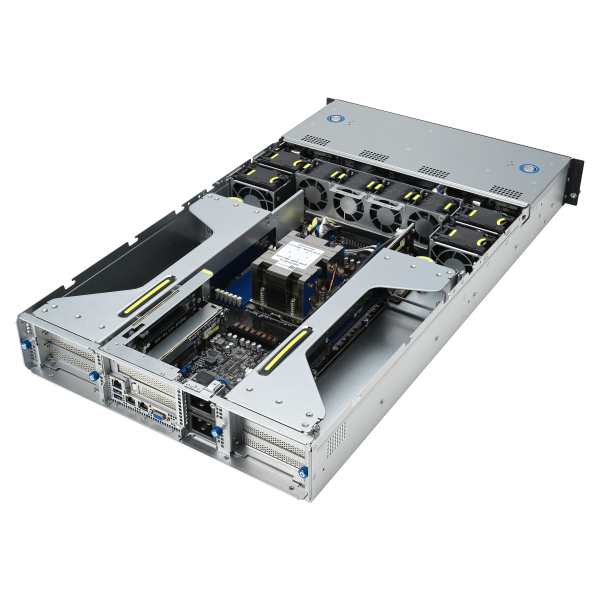 ASUS ESC4000A-E12 | Servidor GPU 2U com AMD EPYC 9004/9005, 4 GPUs, PCIe 5.0 e DDR5 - Imagem 6