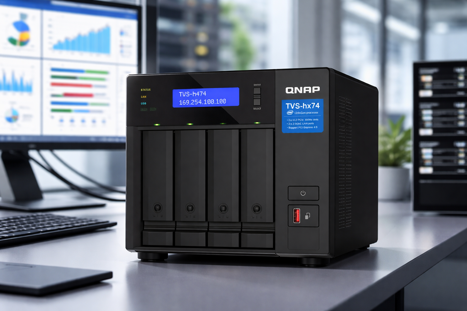 Review NAS QNAP TVS-h474