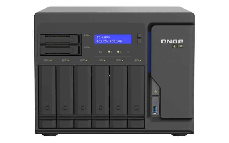TS-h886-D1622-16G - Storage NAS Enterprise com Intel® Xeon® D-1622 e Sistema QuTS hero - Imagem 6