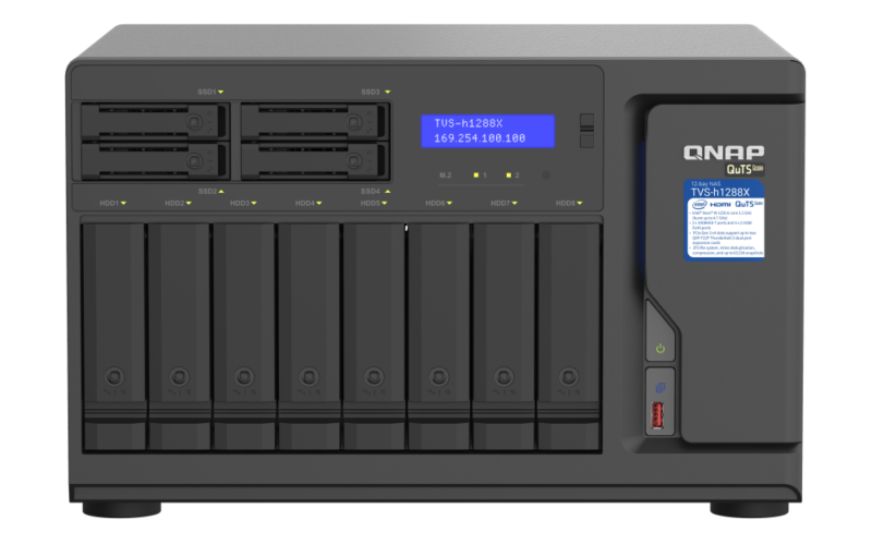 TVS-h1288X-W1250-16G - Storage NAS Enterprise com Intel® Xeon® W-1250 e Sistema QuTS hero - Imagem 6