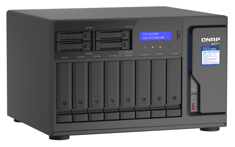 TVS-h1288X-W1250-16G - Storage NAS Enterprise com Intel® Xeon® W-1250 e Sistema QuTS hero - Imagem 4