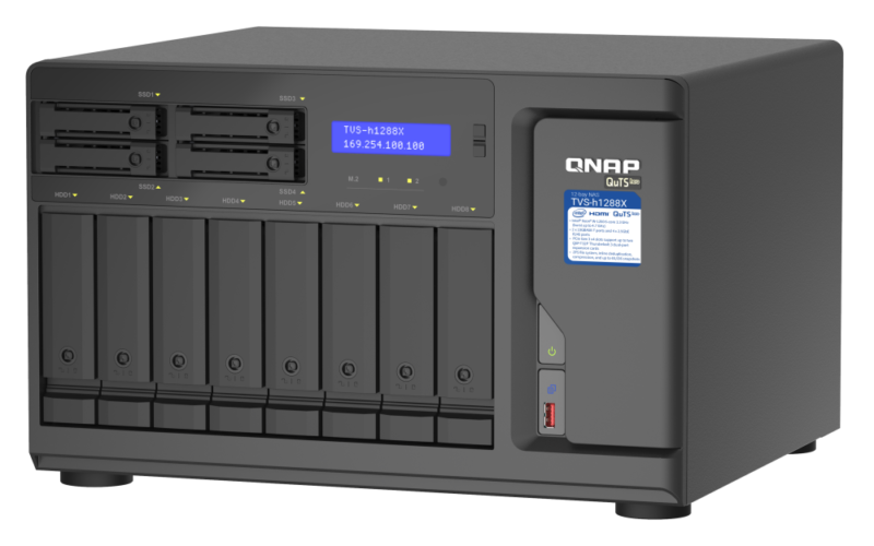 TVS-h1288X-W1250-16G - Storage NAS Enterprise com Intel® Xeon® W-1250 e Sistema QuTS hero - Imagem 3