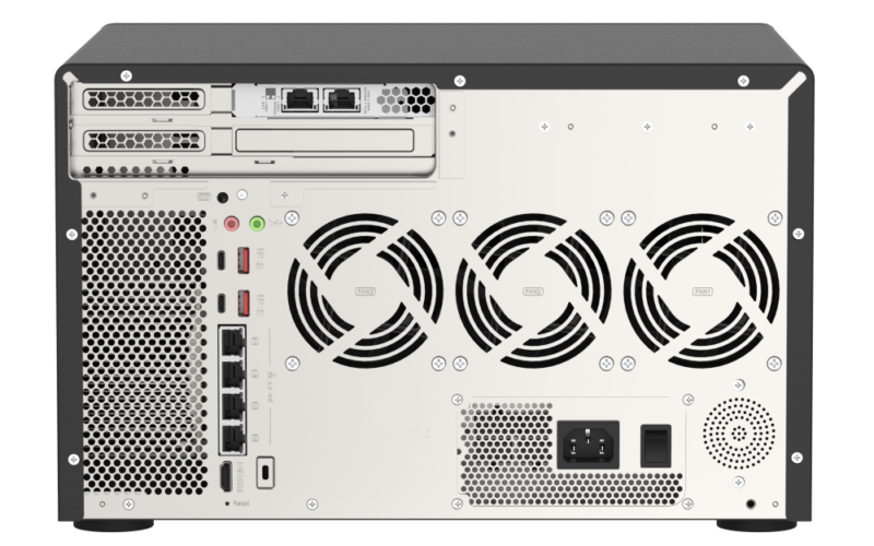 TVS-h1288X-W1250-16G - Storage NAS Enterprise com Intel® Xeon® W-1250 e Sistema QuTS hero - Imagem 2