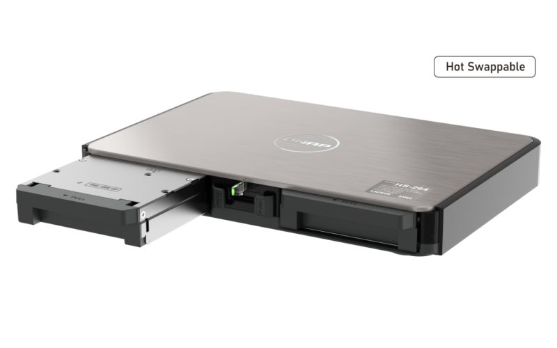 QNAP HS-264-8G NAS Fanless HDMI 4K, 2x 2.5GbE, Intel Celeron N5105, 8GB RAM - Imagem 2