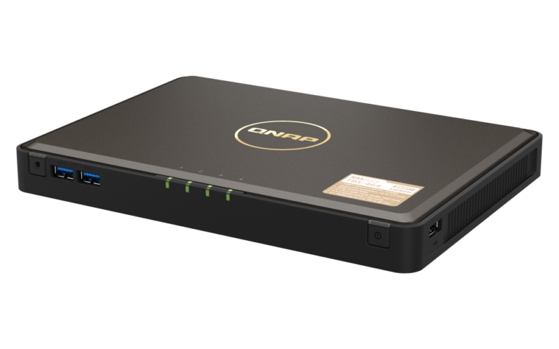 QNAP TBS-464-8G NASbook Portátil com 4x M.2 NVMe, 2x 2.5GbE, HDMI 4K, 8GB RAM