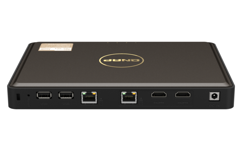 QNAP TBS-464-8G NASbook Portátil com 4x M.2 NVMe, 2x 2.5GbE, HDMI 4K, 8GB RAM - Imagem 2