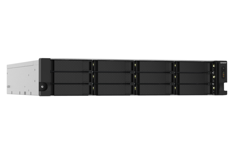 QNAP TS-1232PXU-RP-4G NAS 12 Baias, 4GB RAM, 10GbE, 2.5GbE, Fonte Redundante - Imagem 5