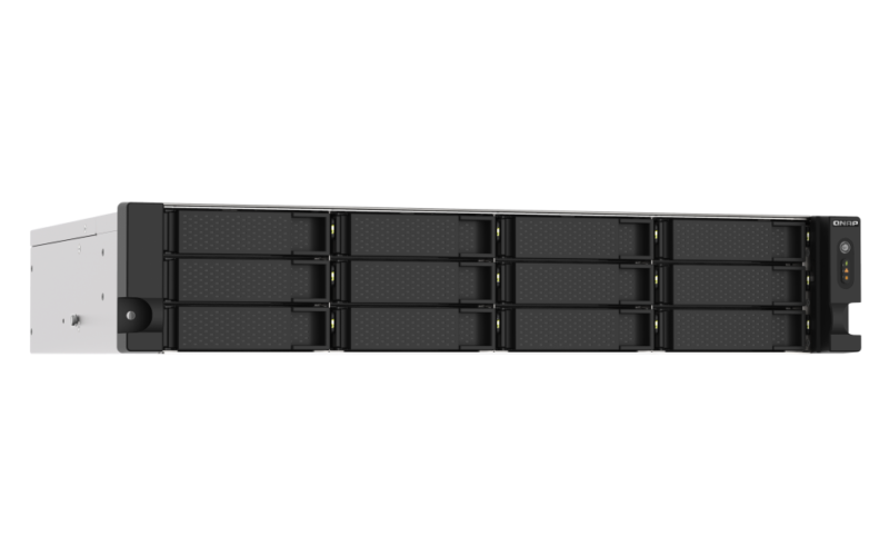 QNAP TS-1273AU-RP-8G NAS 12 Baias Rackmount, AMD Ryzen V1500B, 8GB DDR4, 2x 2.5GbE, Fonte Redundante - Imagem 7