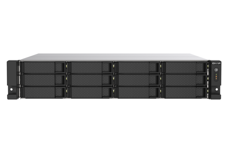 QNAP TS-1273AU-RP-8G NAS 12 Baias Rackmount, AMD Ryzen V1500B, 8GB DDR4, 2x 2.5GbE, Fonte Redundante - Imagem 6