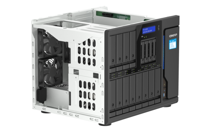 QNAP TS-1655-8G NAS 16 Baias, Intel 8 Núcleos, 2.5GbE, 8GB DDR4 - Imagem 8