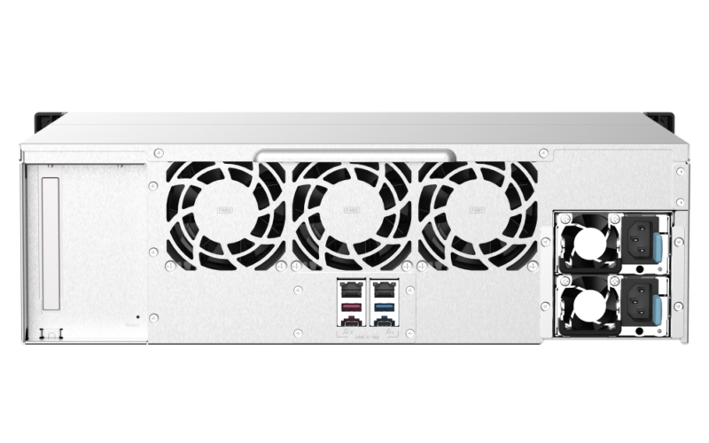 Servidor NAS QNAP TS-1673AU-RP-16G, AMD Ryzen V1500B, 16 Baias, 2x 2.5GbE, Fonte Redundante - Imagem 3