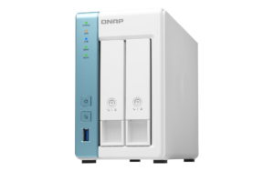 Servidor NAS QNAP TS-231K, 2 Baias, Quad-Core 1.7GHz, 1GB RAM DDR3, Branco
