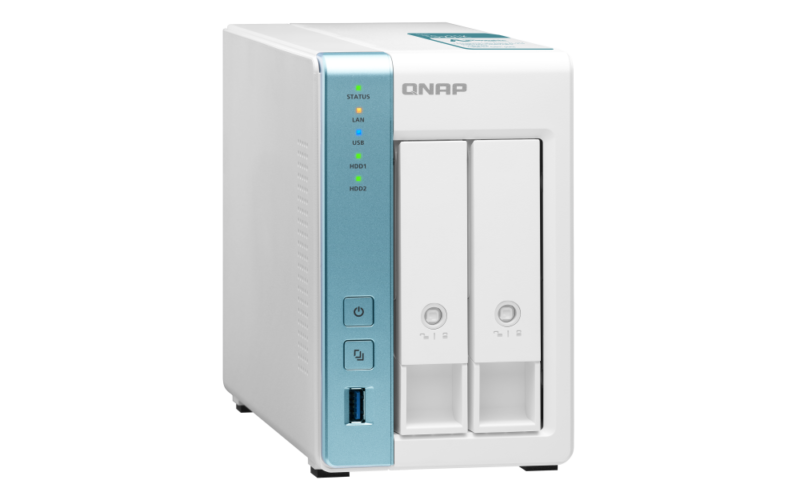 Servidor NAS QNAP TS-231K, 2 Baias, Quad-Core 1.7GHz, 1GB RAM DDR3, Branco - Imagem 6