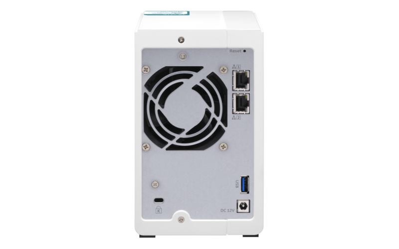 Servidor NAS QNAP TS-231K, 2 Baias, Quad-Core 1.7GHz, 1GB RAM DDR3, Branco - Imagem 2