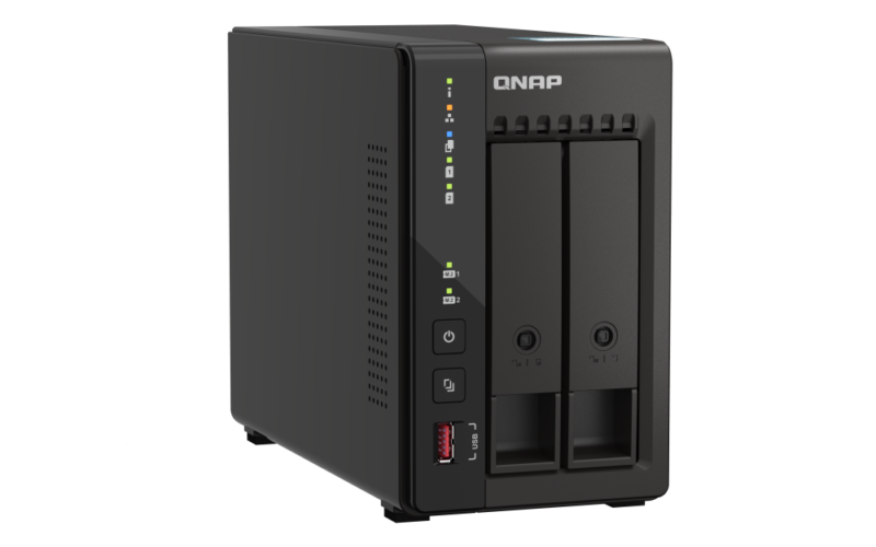 QNAP TS-253E-8G NAS 2 Baias, 2.5GbE, HDMI Duplo, 8GB RAM, M.2 NVMe - Imagem 4