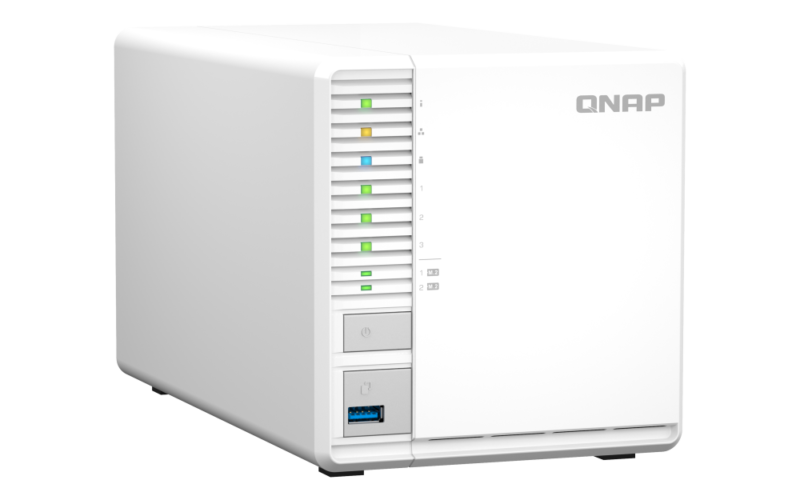 QNAP TS-364-4G NAS 3 Baias com Intel Celeron, 2.5GbE, HDMI 4K e Slots M.2 SSD - Imagem 5