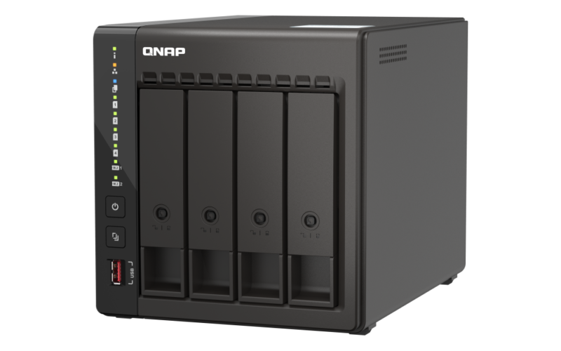 Servidor NAS QNAP TS-453E-8G com 8GB RAM, 2x 2.5GbE, HDMI 4K e Slots M.2 NVMe - Imagem 3
