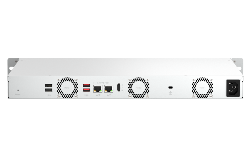 Servidor NAS QNAP TS-464eU-8G, Intel Celeron Quad-Core, 4 Baias, 8GB DDR4, 2x 2.5GbE, HDMI 4K, Suporte M.2 NVMe - Imagem 2