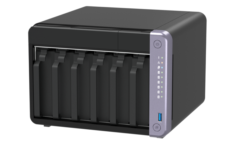 Servidor NAS QNAP TS-632X-4G – 6 Baias, Quad-Core, 4GB RAM, 2x 10GbE SFP+, 2x 2.5GbE - Imagem 4