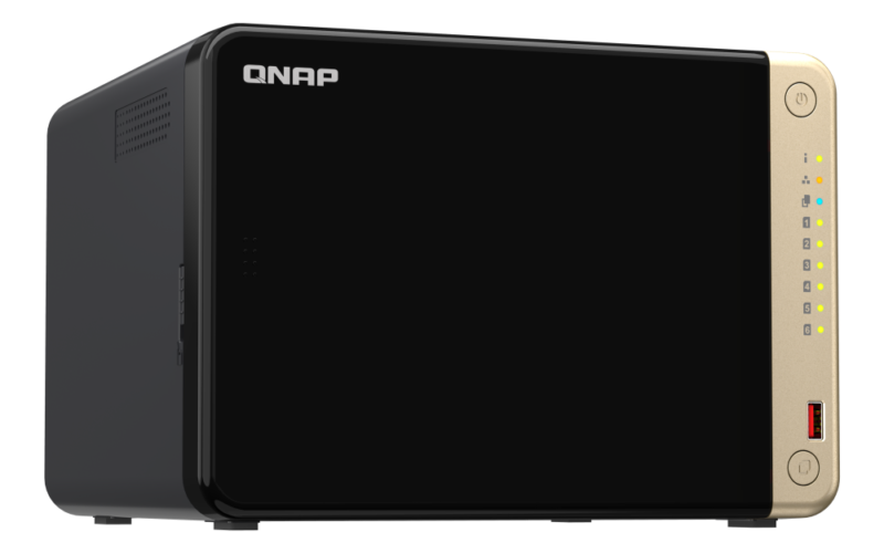 QNAP TS-664-8G NAS 6 Baias, Intel Celeron Quad-Core, 8GB DDR4, 2.5GbE, HDMI, Expansível - Imagem 7