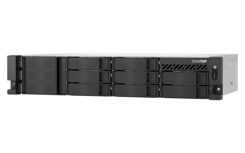 Servidor NAS QNAP TS-855eU-RP-8G Rack 2U, Intel 8 Núcleos, 8GB DDR4, 2x 2.5GbE, Fontes Redundantes - Imagem 9