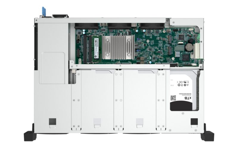 Servidor NAS QNAP TS-855eU-RP-8G Rack 2U, Intel 8 Núcleos, 8GB DDR4, 2x 2.5GbE, Fontes Redundantes - Imagem 6