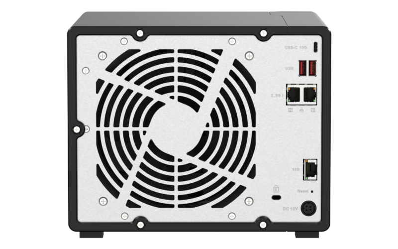 Servidor NAS QNAP TS-h973AX-8G – 9 Baias, AMD Ryzen, 10GbE, U.2 NVMe, ZFS - Imagem 3