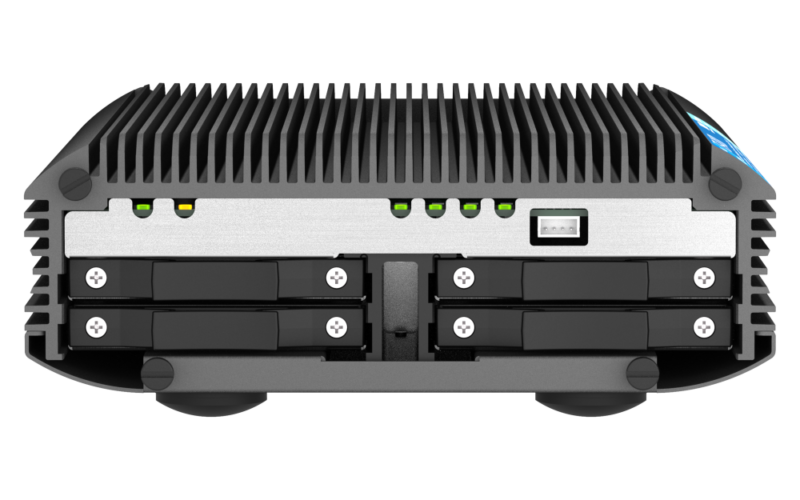 Servidor NAS QNAP TS-i410X-8G Industrial, Intel Atom Quad-Core, 8GB RAM, 2x 10GbE, HDMI 4K, Sem Ventoinha - Imagem 4