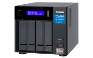 QNAP TVS-472XT-i5-4G - NAS de Alto Desempenho com Intel Core i5 e Thunderbolt 3 | Vircos
