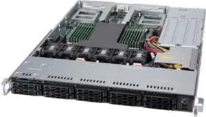 Servidor Supermicro A+ AS-1114CS-TNR 1U, AMD EPYC, 10 Baias Hot-Swap, 2 PCIe 4.0 x16