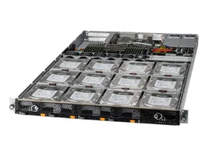Servidor Supermicro A+ ASG-1014S-ACR12N4H 1U AMD EPYC, 12x 3.5" SAS/SATA, 4x NVMe, Dual 10G, PCIe 4.0, Redundante