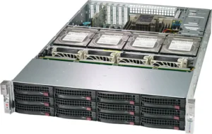 Servidor Supermicro SSG-620P-ACR16H 2U, 16 Baias SAS/SATA, Xeon Scalable, PCIe 4.0, 2x 10GbE