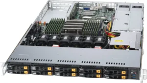 Servidor Supermicro A+ AS-1114S-WN10RT 1U, AMD EPYC, 10x NVMe/SATA, 2x 10GbE, 3x PCIe 4.0