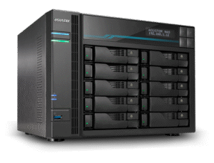 NAS Asustor LOCKERSTOR 10 Pro AS7110T Intel Xeon E-2224, 10 Baias, ECC, 10GbE, Expansível até 64GB
