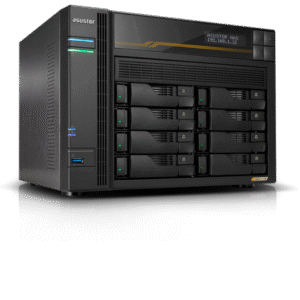 NAS Asustor LOCKERSTOR 10 Gen3 AS6810T, 10 Baias, Ryzen V3C14, 16GB ECC DDR5, Dual 10GbE