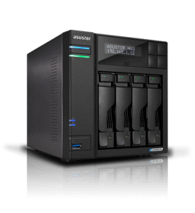 NAS ASUSTOR LOCKERSTOR 4 Gen2 AS6704T – 4 Baias, Intel Celeron N5105, 4GB DDR4, 2x 2.5GbE