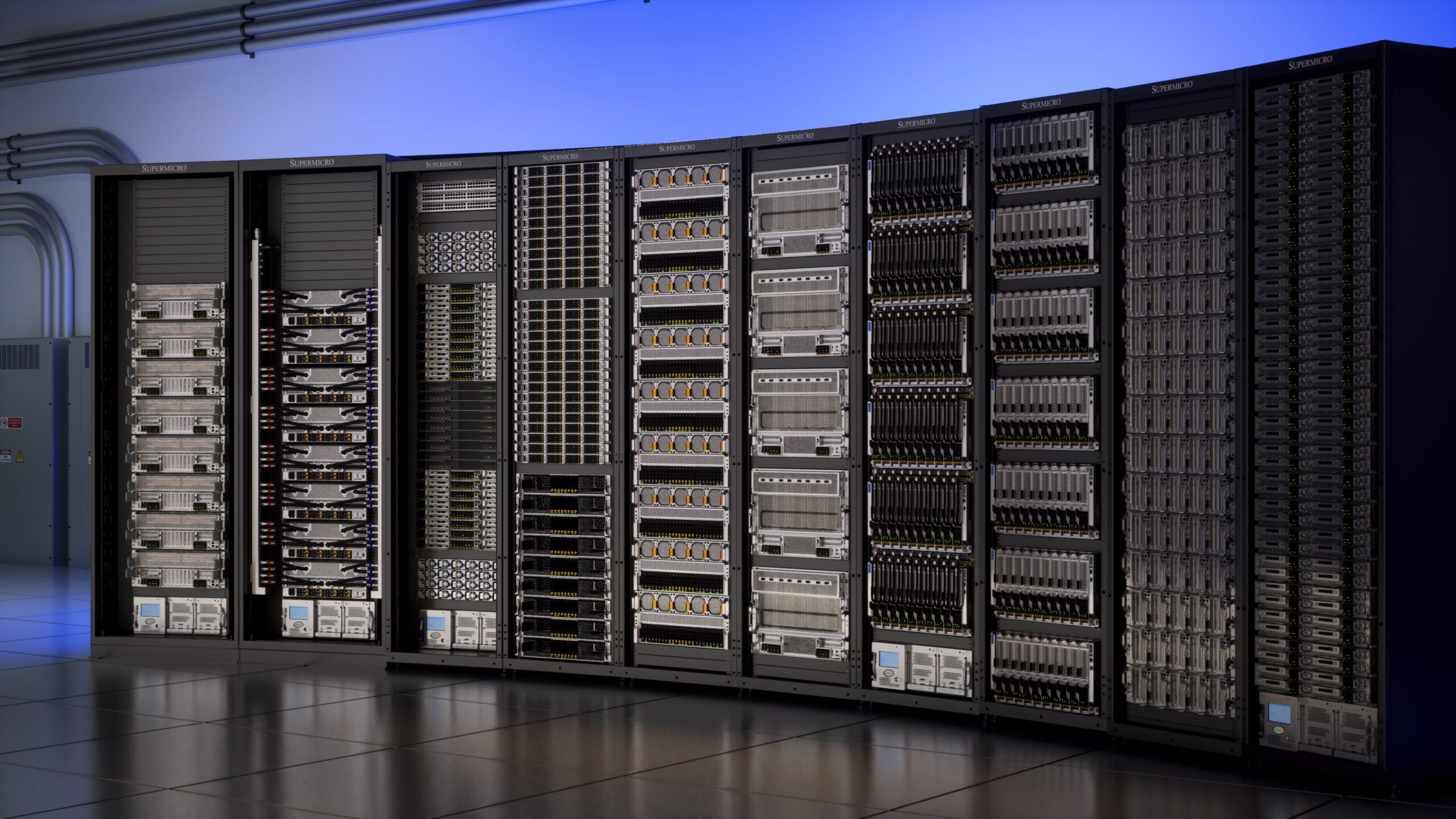 Supermicro amplia soluções NVIDIA Blackwell para IA empresarial