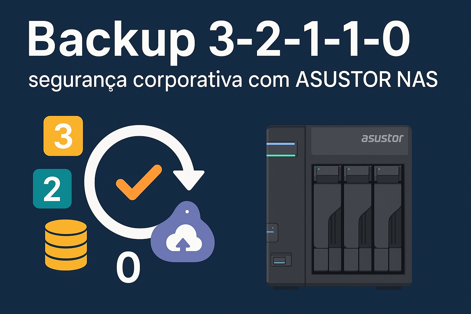 Backup 3-2-1-1-0: nova era da proteção de dados empresarial