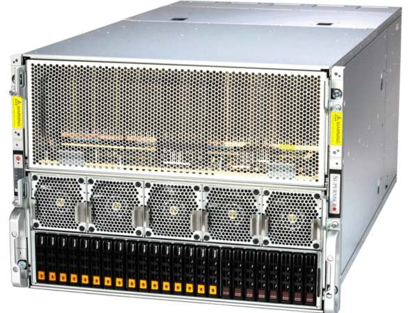 Supermicro GPU SuperServer SYS-821GE-TNMR2 com 8x AMD Instinct MI300X, Dual Xeon 5ª Geração, 8U