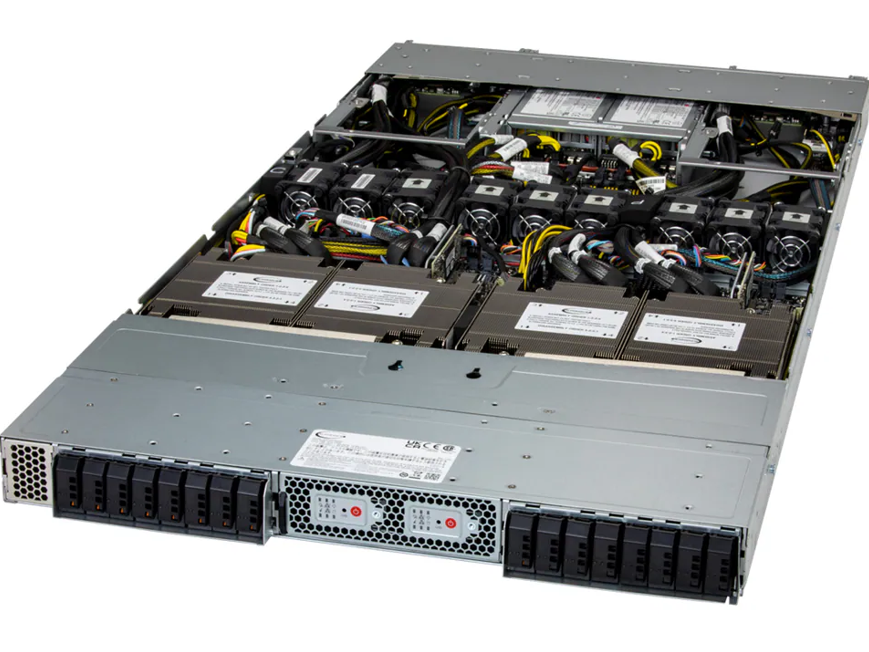 Supermicro GPU ARS-121L-DNR – Servidor 1U 2-Node com NVIDIA Grace CPU Superchip e suporte a BlueField-3/ConnectX-7