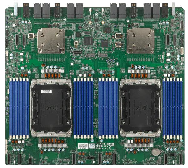 SuperServer SYS-822GA-NGR3 8U com 8 Gaudi® 3, Dual Xeon 6900, NVMe Gen5, 6x 800GbE - Imagem 7