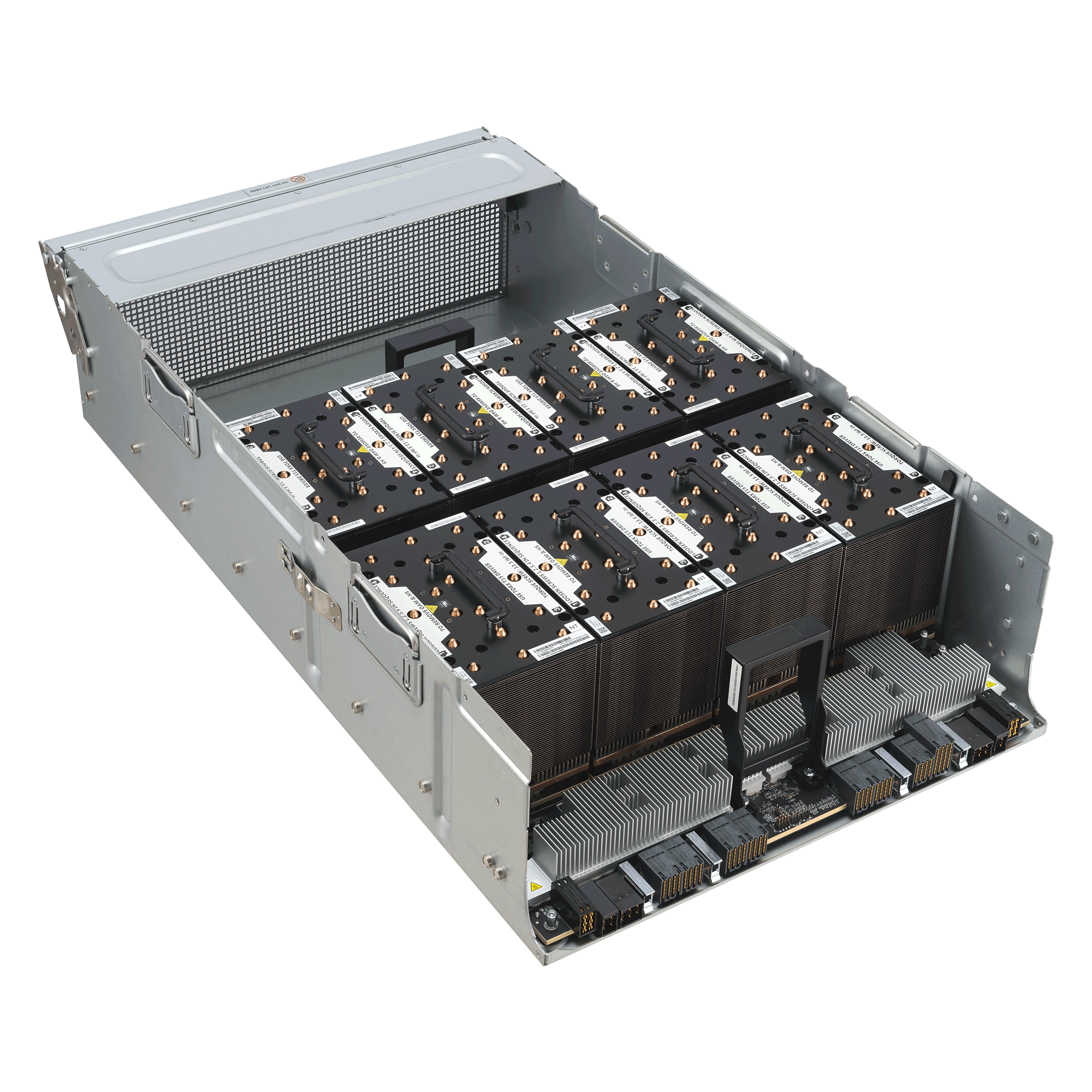 ASUS ESC A8A-E12U – Servidor GPU 7U com 8 AMD Instinct™ MI325X, Dual AMD EPYC™ 9005, 11 PCIe, 24 DIMMs e 10 NVMe - Imagem 9