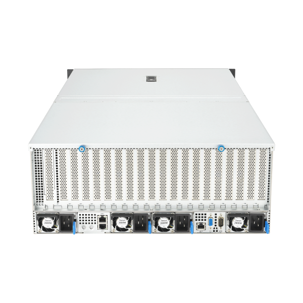 Servidor ASUS ESC8000-E11 – 4U Dual Socket, 5ª Geração Intel Xeon Scalable, até 8 GPUs, PCIe 5.0, NVMe, Fonte 3000W Titanium - Imagem 9